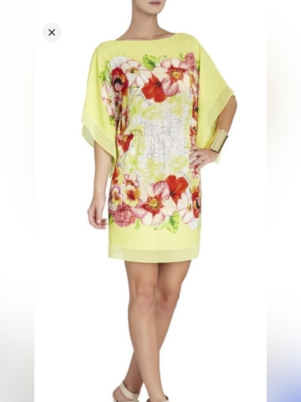 BCBGMaxAzria Lemongrass Green Dress